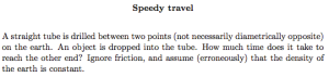 physics problem of the week 41